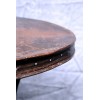 Table Ronde en Acier Vintage Industriel