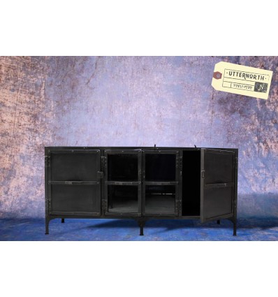 Cabinet en Acier Vintage Industriel