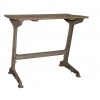 Petite table / Guéridon en acier galvanisé Vintage Industriel