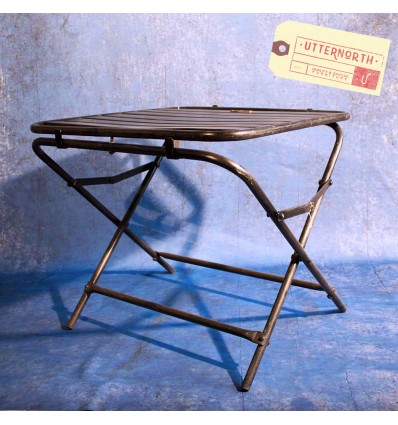 Table Pliante Tube Acier Vintage Industriel