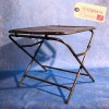 Table Pliante Tube Acier Vintage Industriel