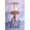 Tabouret d'atelier Haut Vintage Industriel