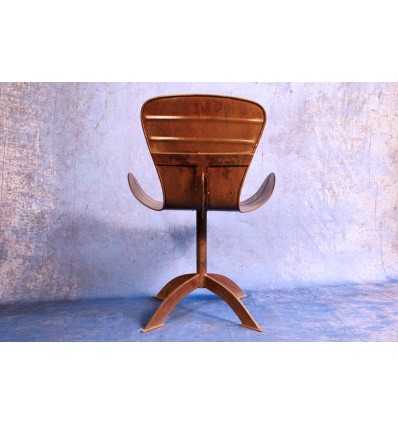 Fauteuil Tulipe Vintage Industriel